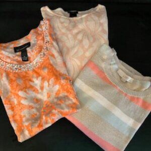 Set of 3 INC International, Loft & Ann Taylor Factory S/Petite/M